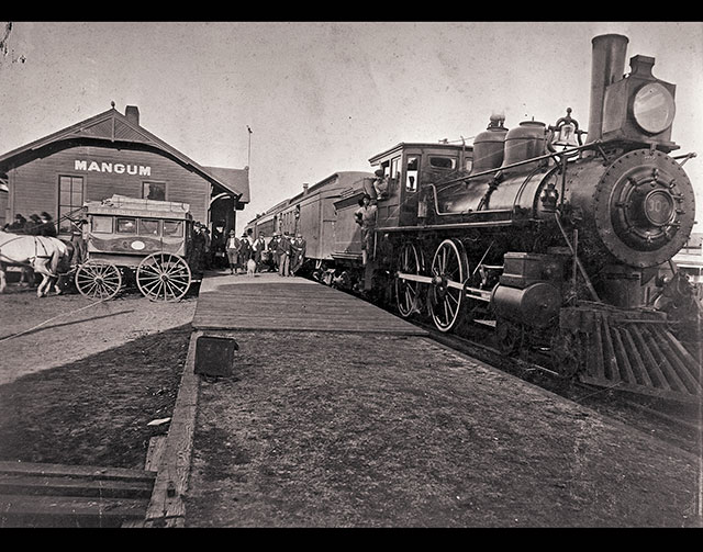 Train Depot at Mangum